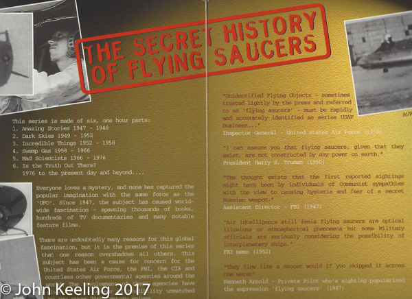 Flying Saucer brochure