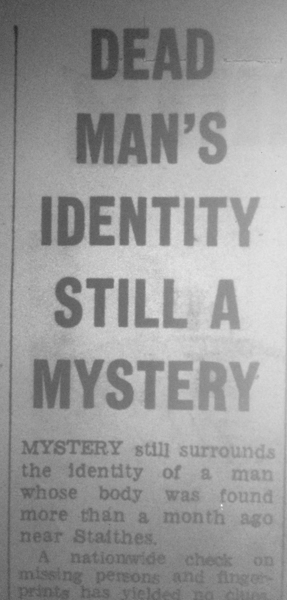 Dead Man's Identity Still A Mystery